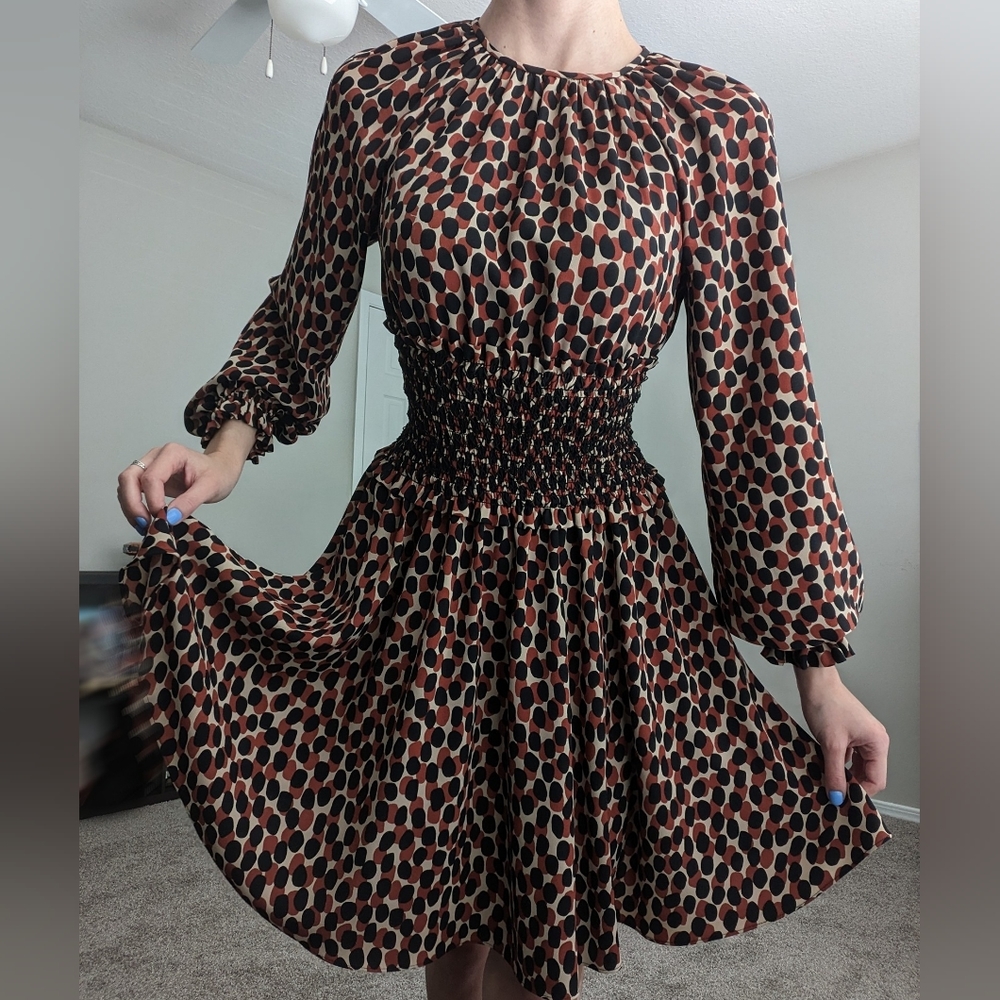 Kate Spade - Dotty Leopard Spin Dress